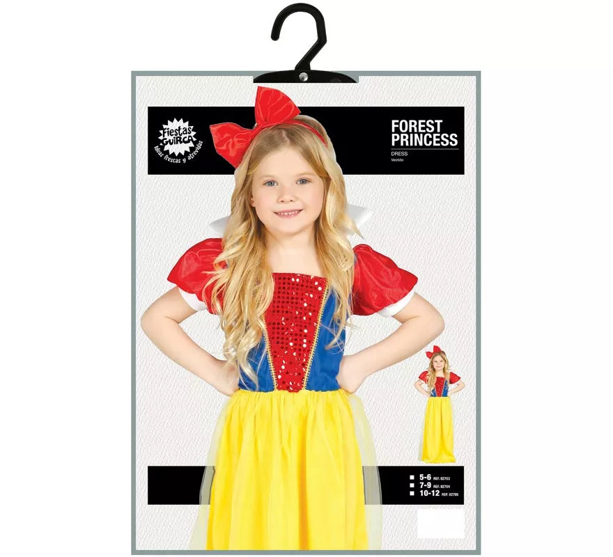 Disfraz de Princesa del Bosque para niña