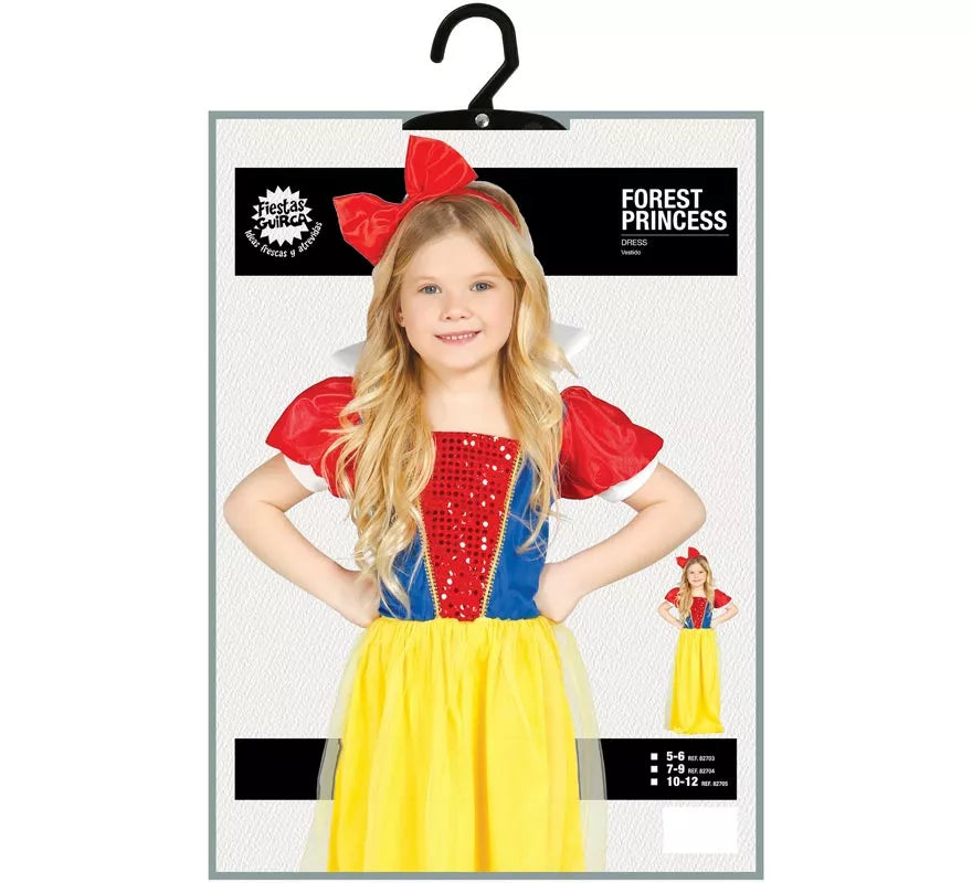 Translation missing: de.Disfraz de Princesa del Bosque para niña