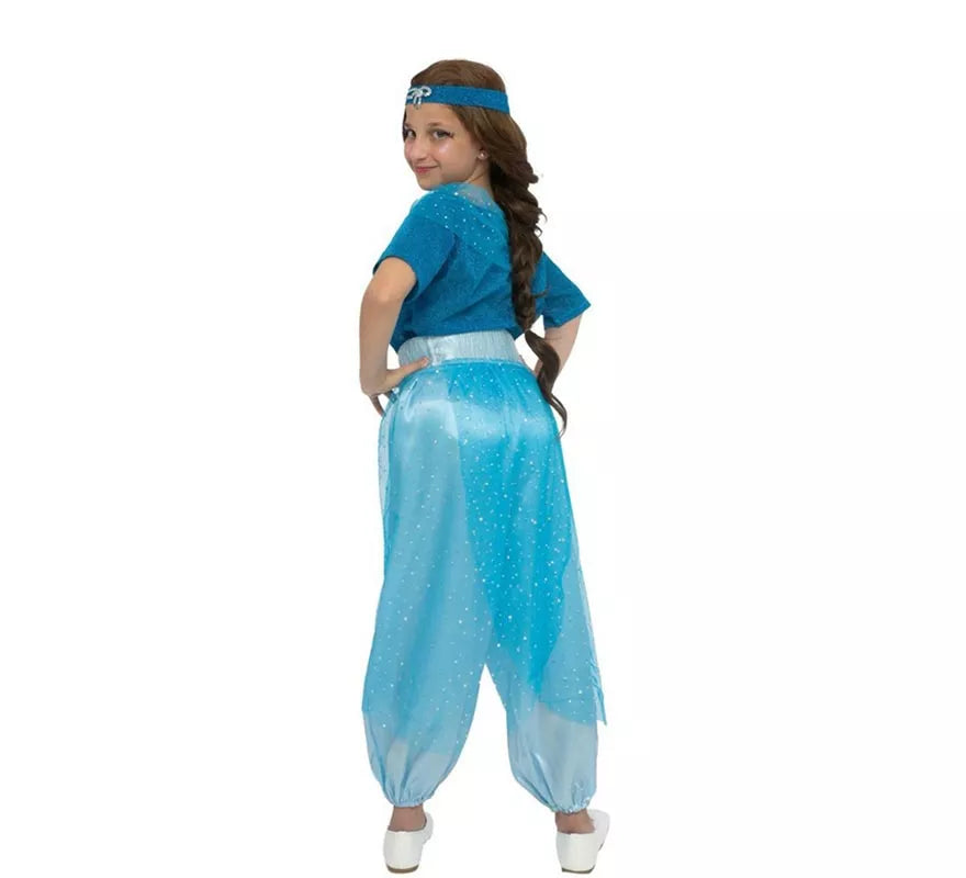 Translation missing: de.Disfraz de Princesa del Desierto Azul para niña