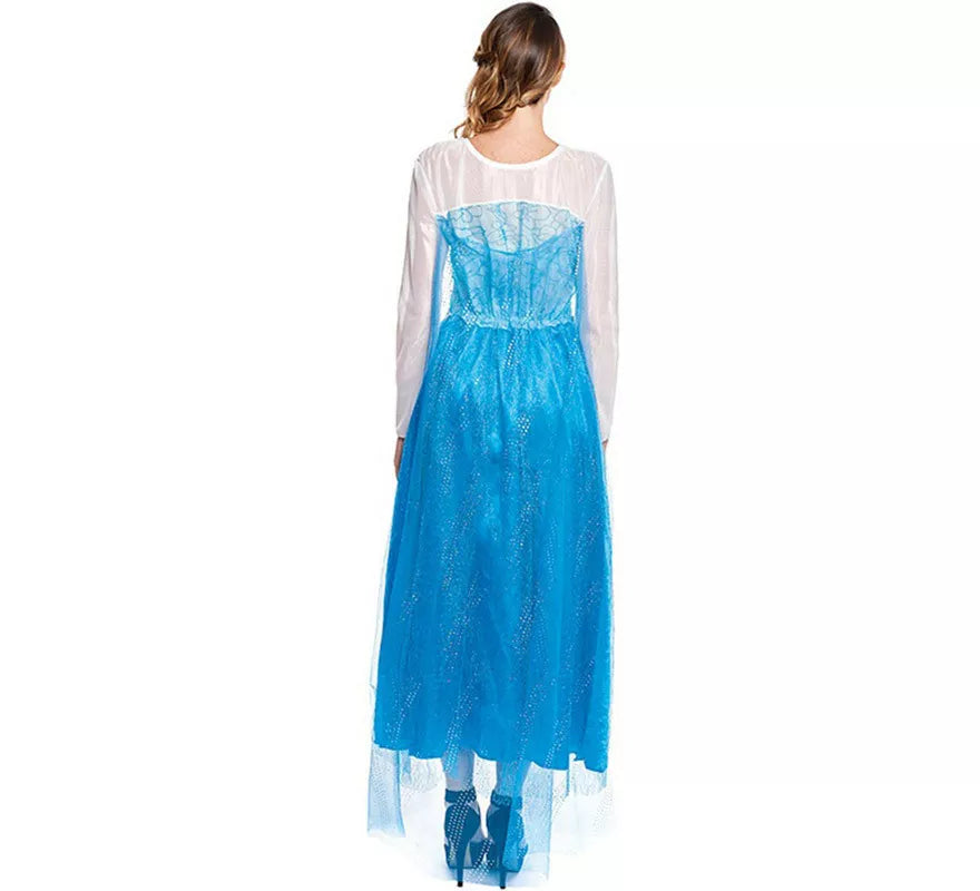 Translation missing: de.Disfraz de Princesa del Hielo Azul para mujer