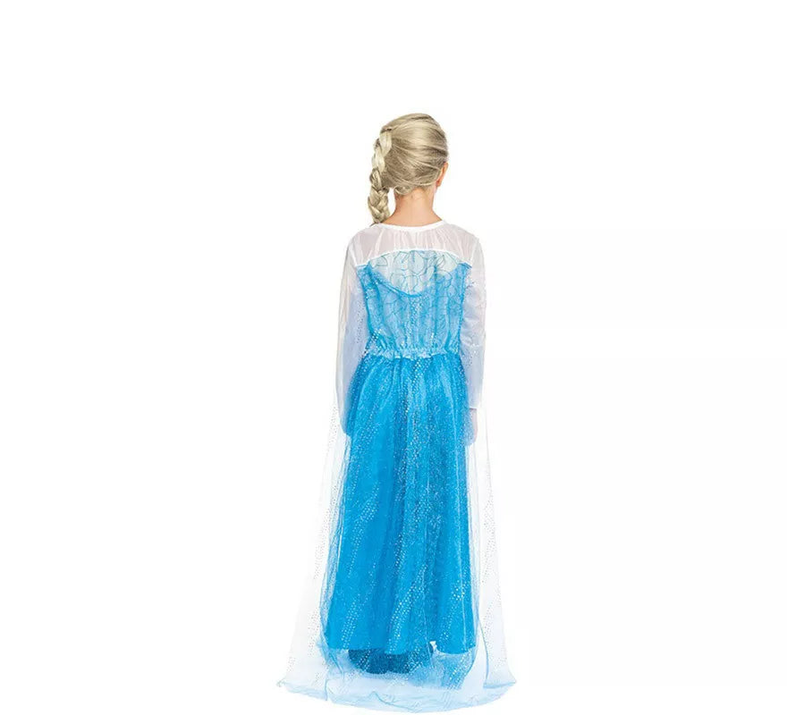 Translation missing: de.Disfraz de Princesa del Hielo Azul para niña