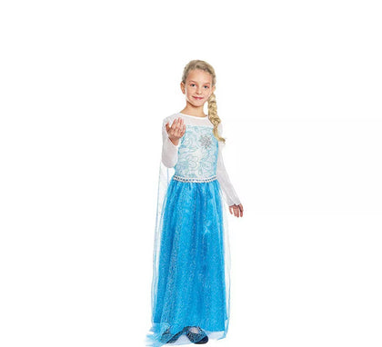 Disfraz de Princesa del Hielo Azul para niña