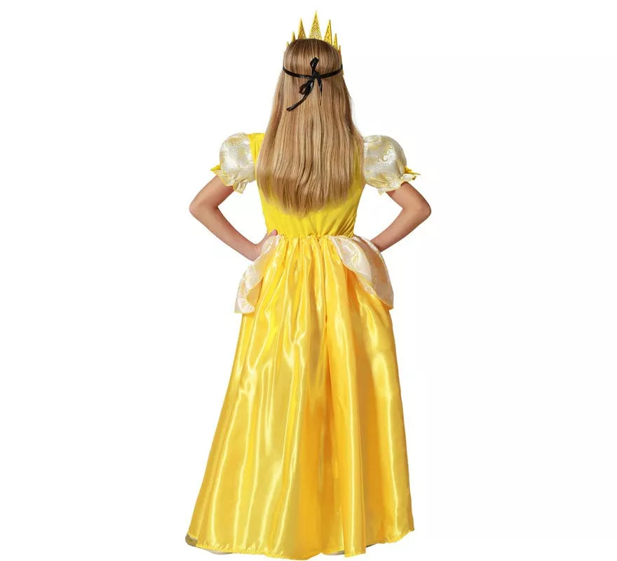 Translation missing: de.Disfraz de Princesa dorada de Cuento para niña