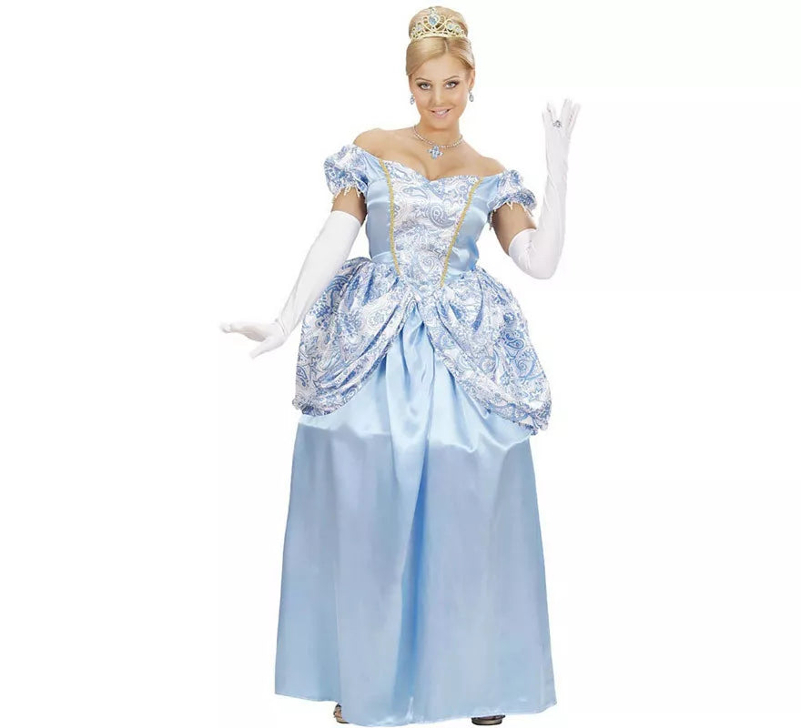 Translation missing: de.Disfraz de Princesa Encantadora Azul Claro para mujer