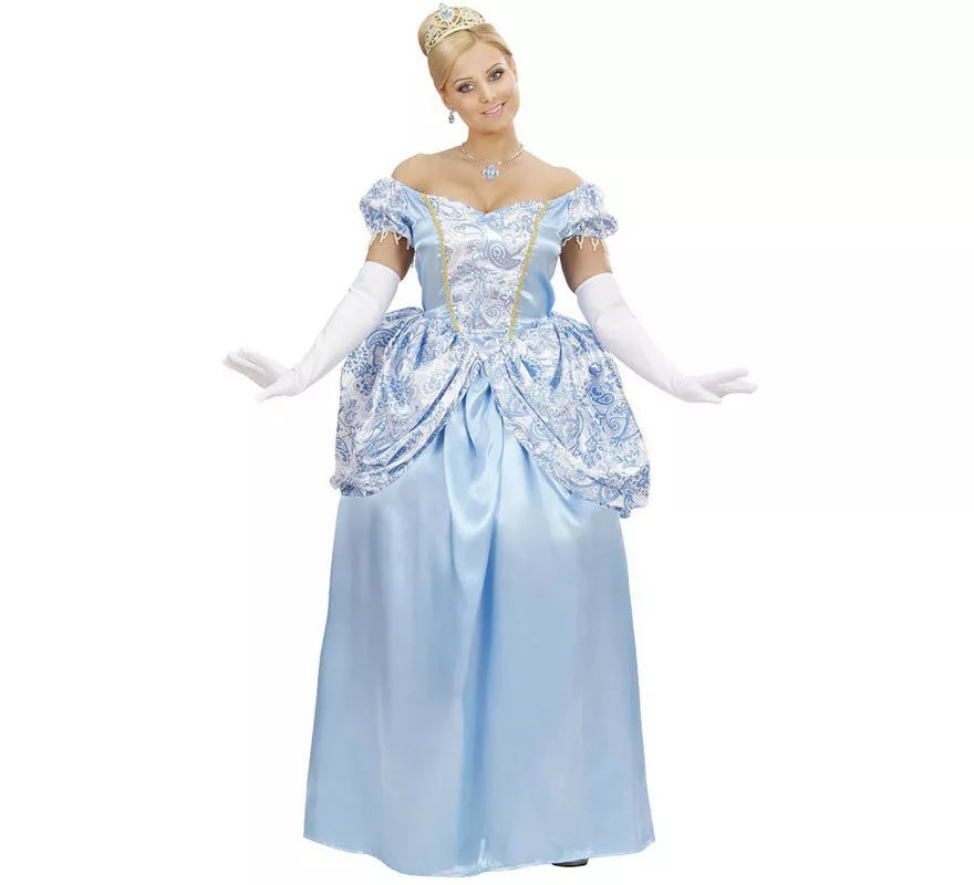 Translation missing: de.Disfraz de Princesa Encantadora Azul Claro para mujer