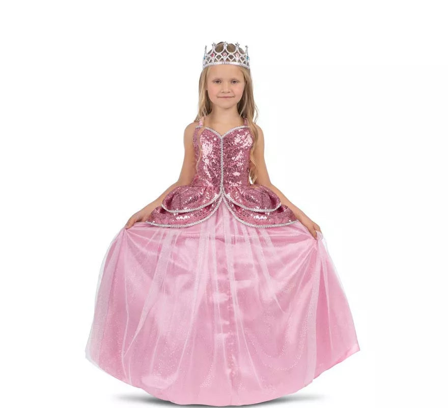 Translation missing: de.Disfraz de Princesa encantadora rosa con enagua para niña