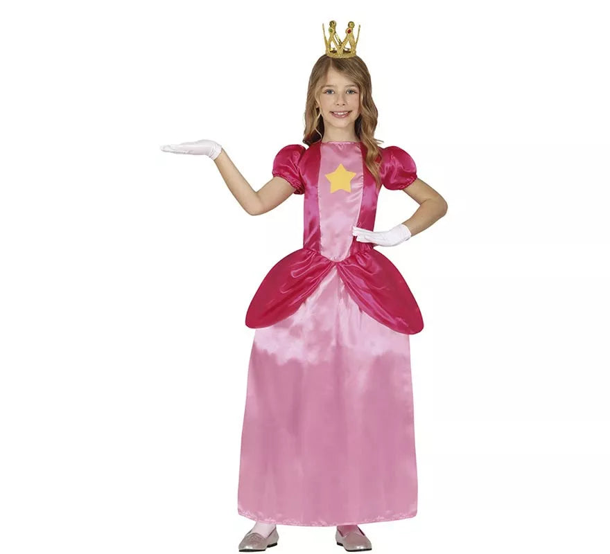 Translation missing: de.Disfraz de Princesa Estrella de videojuego para niña