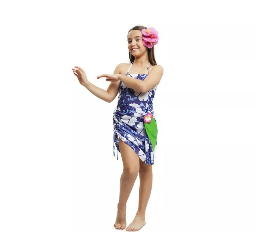 Translation missing: de.Disfraz de Princesa Hawaiana para niña