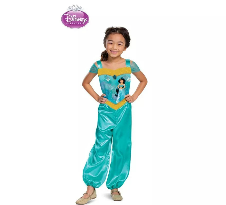 Translation missing: de.Disfraz de Princesa Jasmín Básico para niña