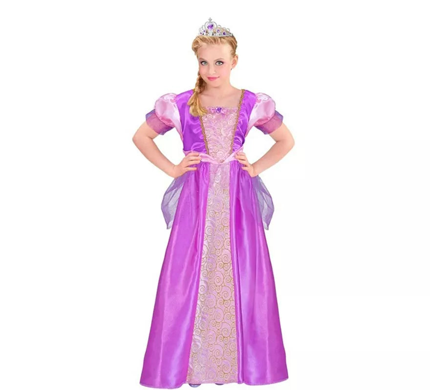 Translation missing: de.Disfraz de Princesa lila para niña