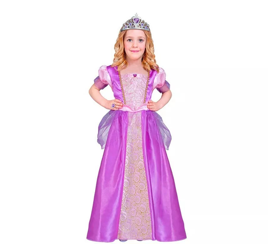 Translation missing: de.Disfraz de Princesa lila para niña
