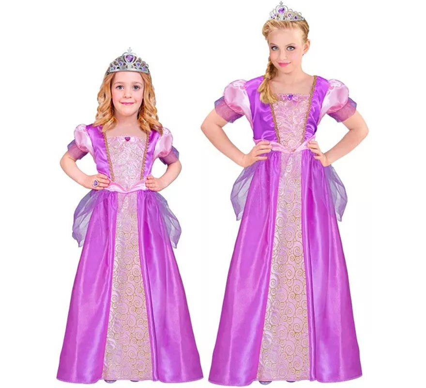 Translation missing: de.Disfraz de Princesa lila para niña