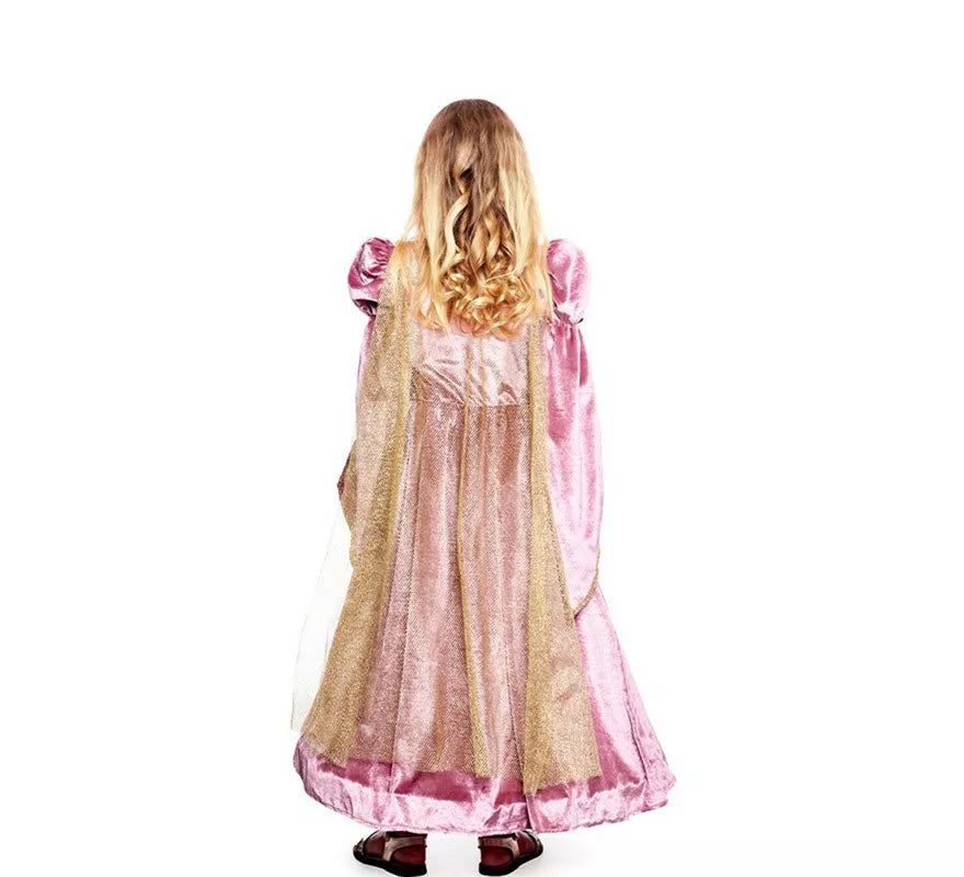 Translation missing: de.Disfraz de Princesa Medieval Púrpura para niña