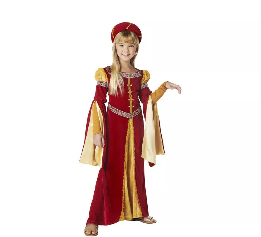 Disfraz de Princesa Medieval Renacentista para niña
