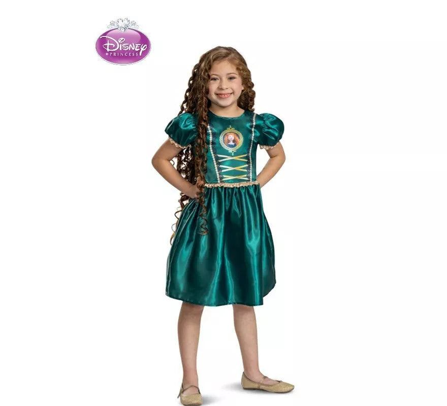 Translation missing: de.Disfraz de Princesa Mérida Básico Plus para niña