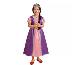 Lila Prinzessin Kostüm für Mädchen