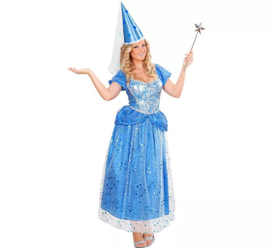 Translation missing: de.Disfraz de Princesa o Hada Azul Claro para mujer