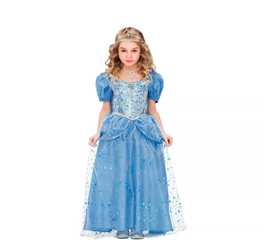 Translation missing: de.Disfraz de Princesa o Hada Azul Claro para niña
