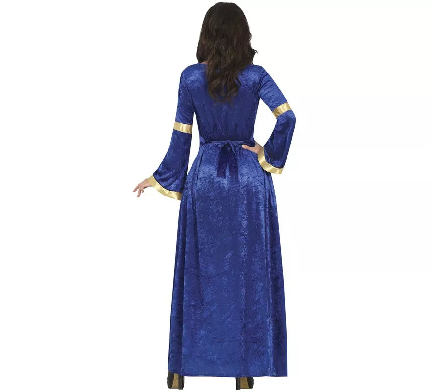 Translation missing: de.Disfraz de Princesa o Noble Medieval azul para mujer