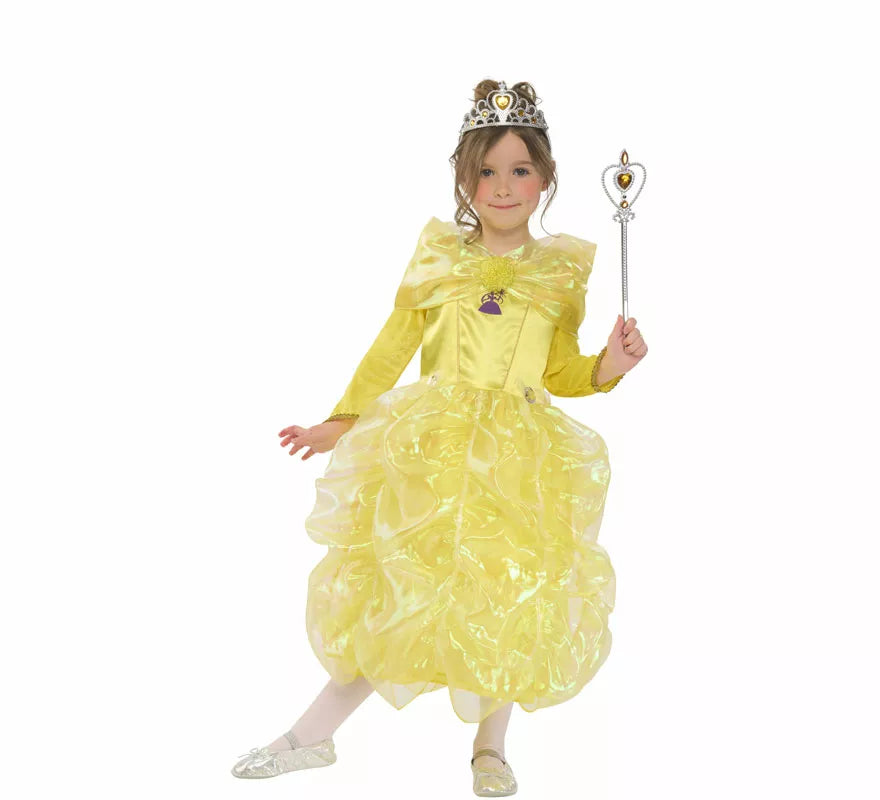 Translation missing: de.Disfraz de Princesa Paraíso amarillo para niña