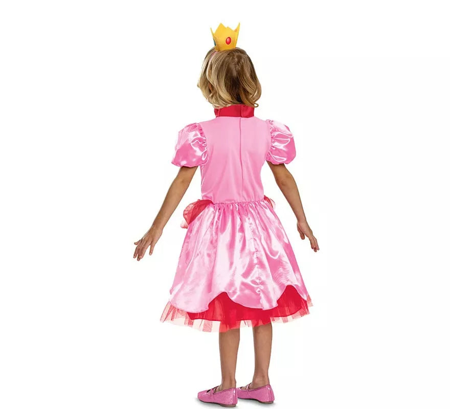 Translation missing: de.Disfraz de Princesa Peach de Super Mario Nintendo para niña