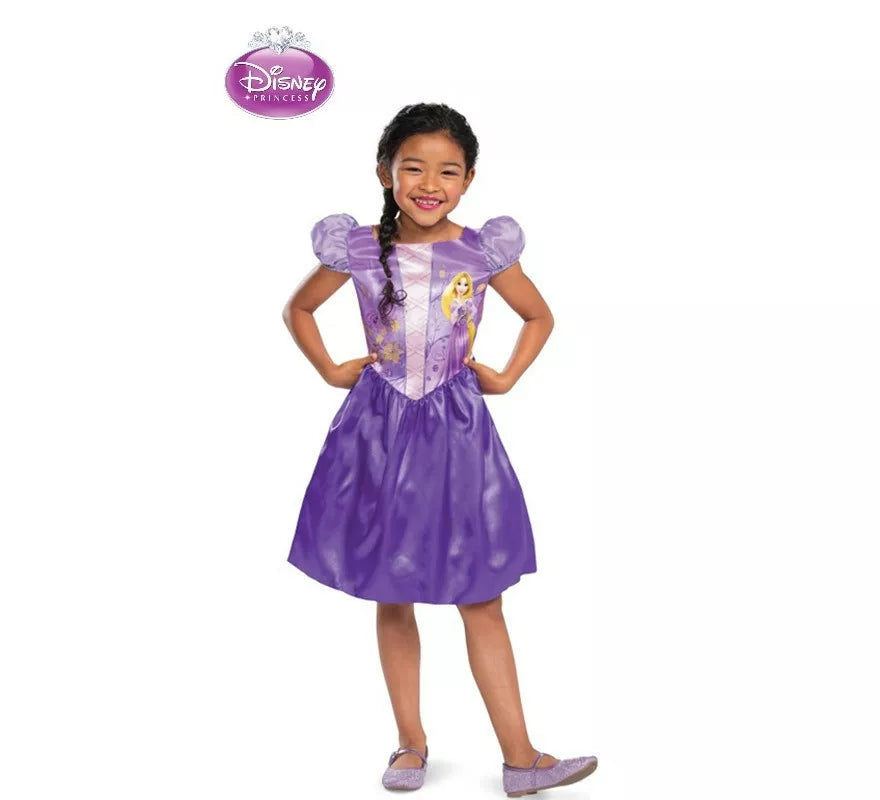 Translation missing: de.Disfraz de Princesa Rapunzel Básico Plus para niña