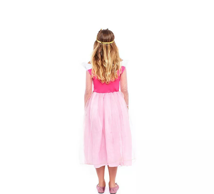 Translation missing: de.Disfraz de Princesa Rosa de Cuento para niña