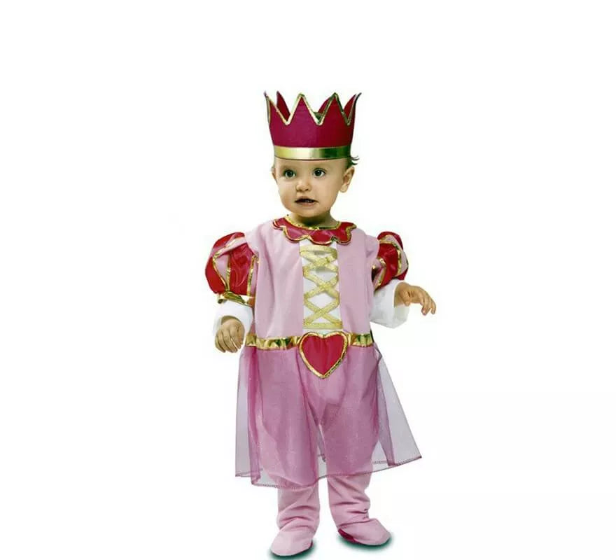 Translation missing: de.Disfraz de Princesa Rosa para bebé