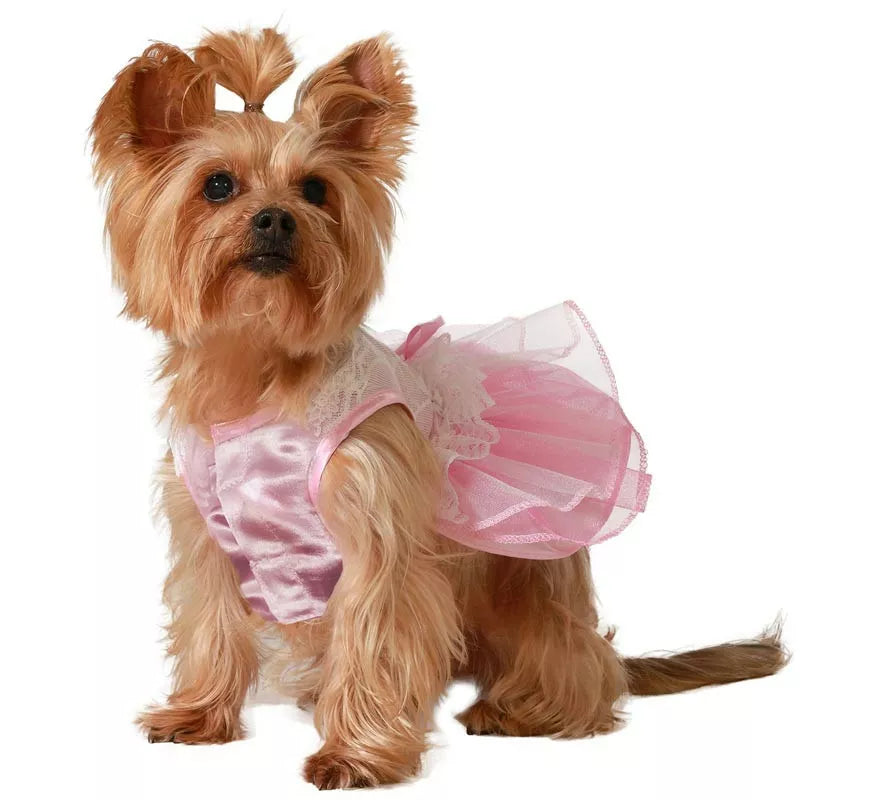 Translation missing: de.Disfraz de Princesa Rosa para perro