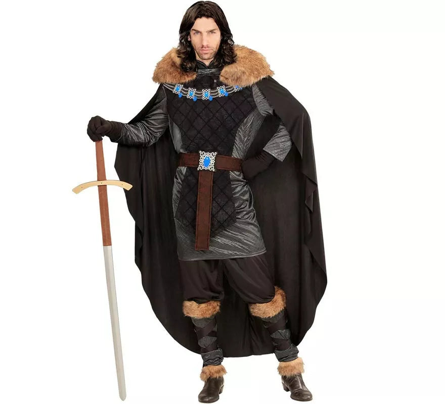 Translation missing: de.Disfraz de Príncipe Medieval Oscuro para hombre