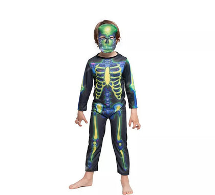 Disfraz de Print Esqueleto Multicolor para niño