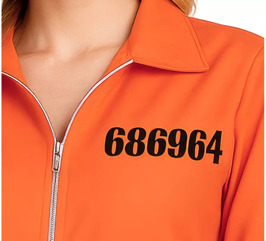 Translation missing: de.Disfraz de Prisionera naranja para mujer