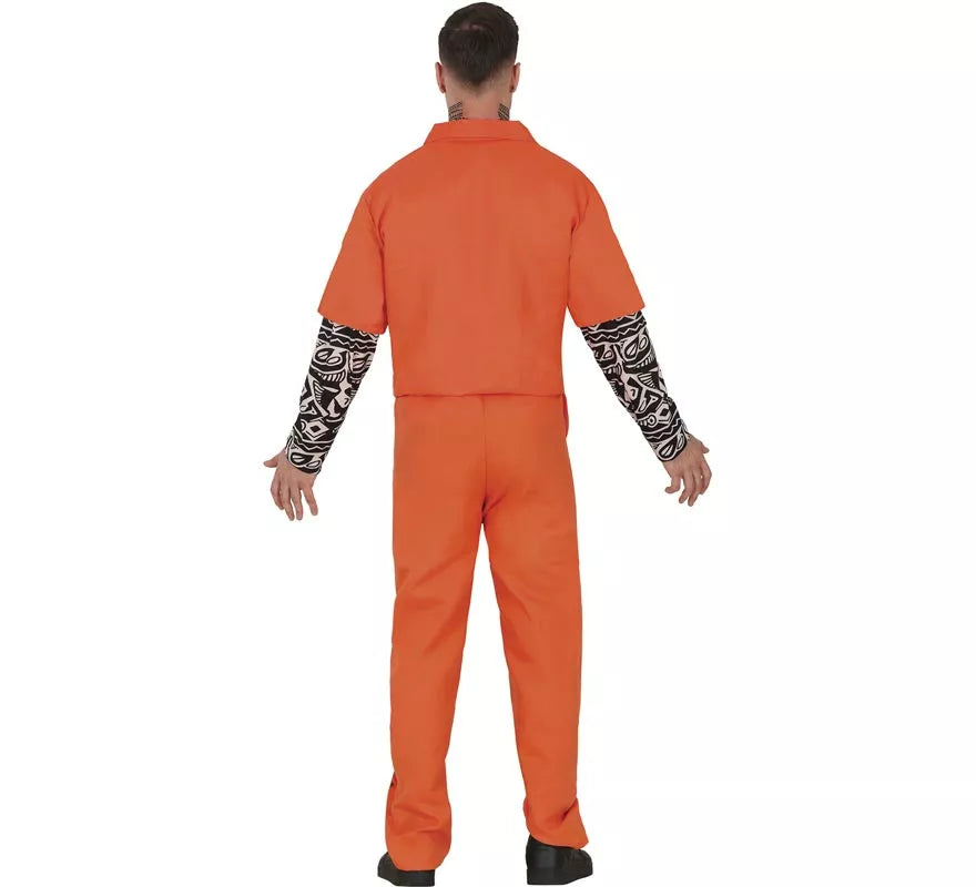 Translation missing: de.Disfraz de Prisionero Tatuado para hombre