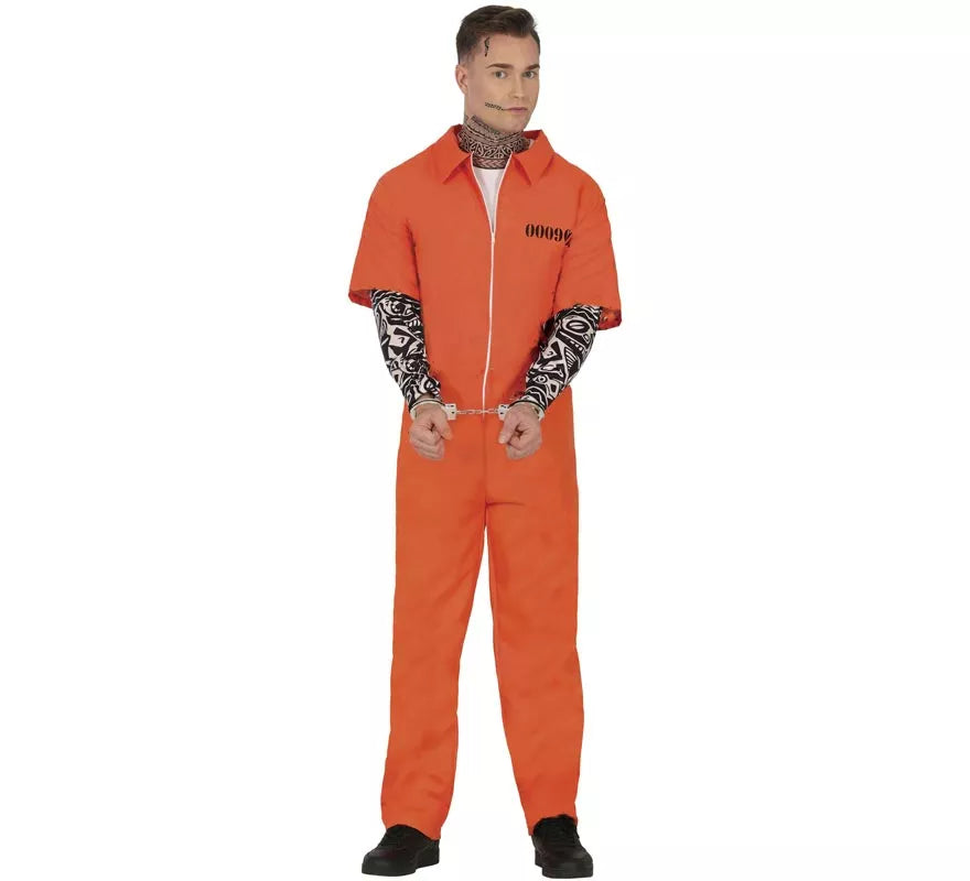 Translation missing: de.Disfraz de Prisionero Tatuado para hombre