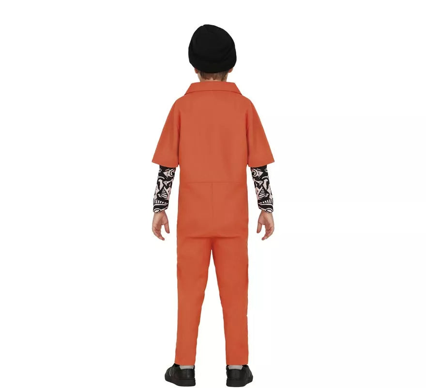 Translation missing: de.Disfraz de Prisionero Tatuado para niño