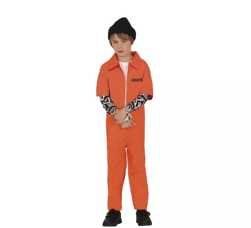 Translation missing: de.Disfraz de Prisionero Tatuado para niño