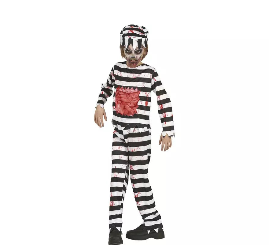 Translation missing: de.Disfraz de Prisionero Zombie para niños