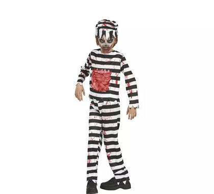 Disfraz de Prisionero Zombie para niños