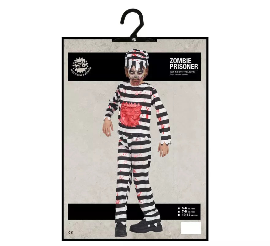 Translation missing: de.Disfraz de Prisionero Zombie para niños