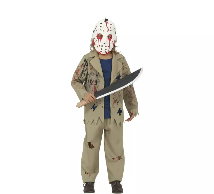 Translation missing: de.Disfraz de Psicópata Enmascarado para niño