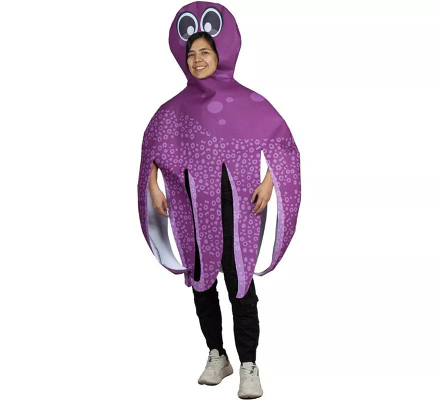 Translation missing: de.Disfraz de Pulpo morado para adultos