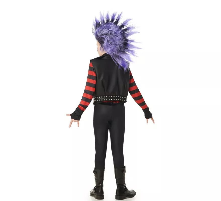 Translation missing: de.Disfraz de Punky a Rayas para niños