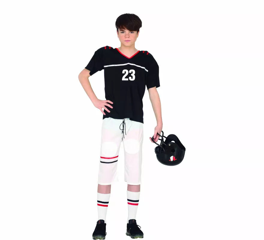Disfraz de Quarterback de Fútbol Americano para adolescente