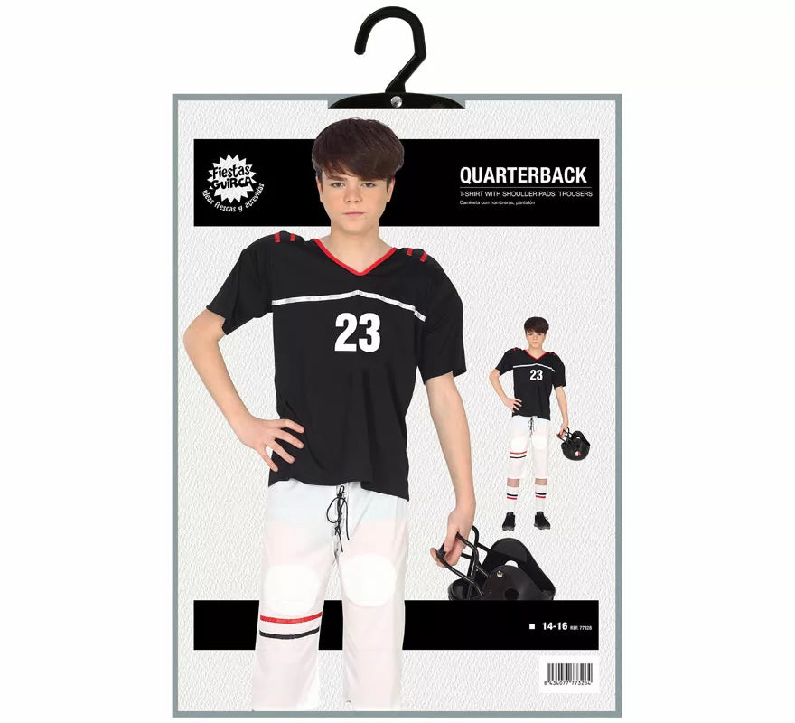 Translation missing: de.Disfraz de Quarterback de Fútbol Americano para adolescente