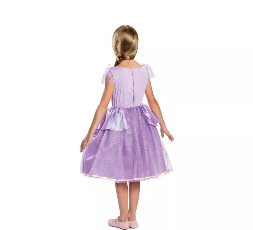 Translation missing: de.Disfraz de Rapunzel Disney Enredados Deluxe para niña
