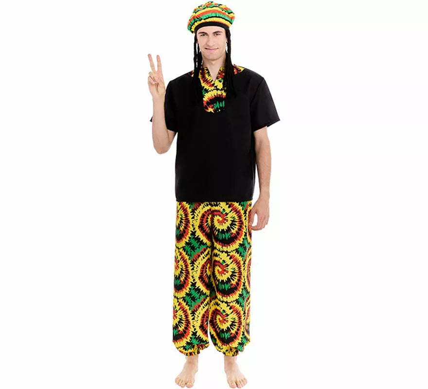 Translation missing: de.Disfraz de Rastafari Jamaicano para hombre