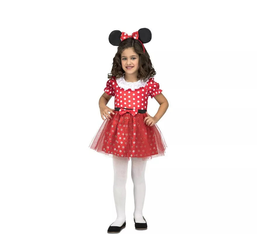 Translation missing: de.Disfraz de Ratoncita roja para niña y bebé
