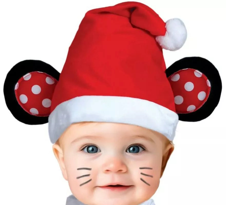 Translation missing: de.Disfraz de Ratoncito Papá Noel con cinturón para bebé