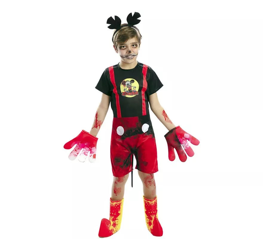 Disfraz de Ratoncito Zombie para niño