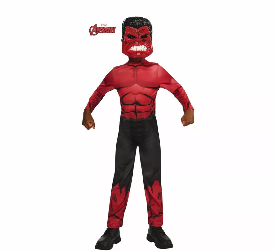 Translation missing: de.Disfraz de Red Hulk para niño